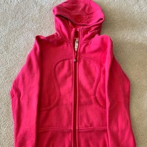 Lululemon Scuba Hoodie Hot Pink sz 10